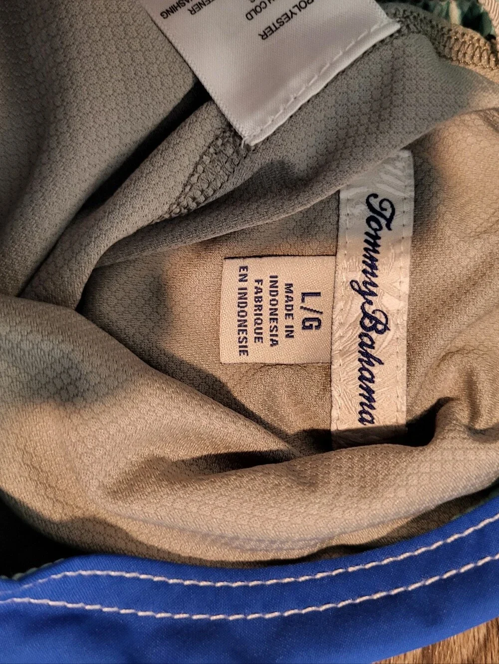 Tommy Bahama Royal Blue Swim Board Shorts with Coral Logo